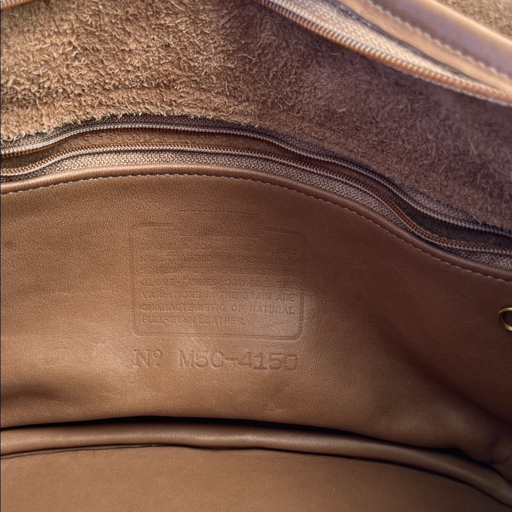 Vintage Coach Brown Leather Crossbody Bag - Picture 5 of 5